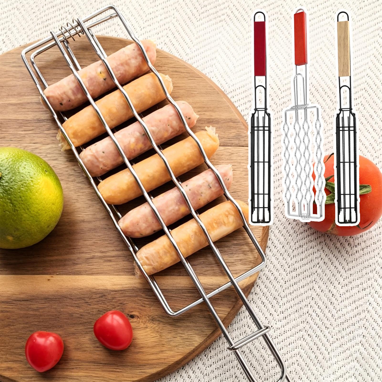 Home Cooking Business - Cesta para churrasco com cabo de