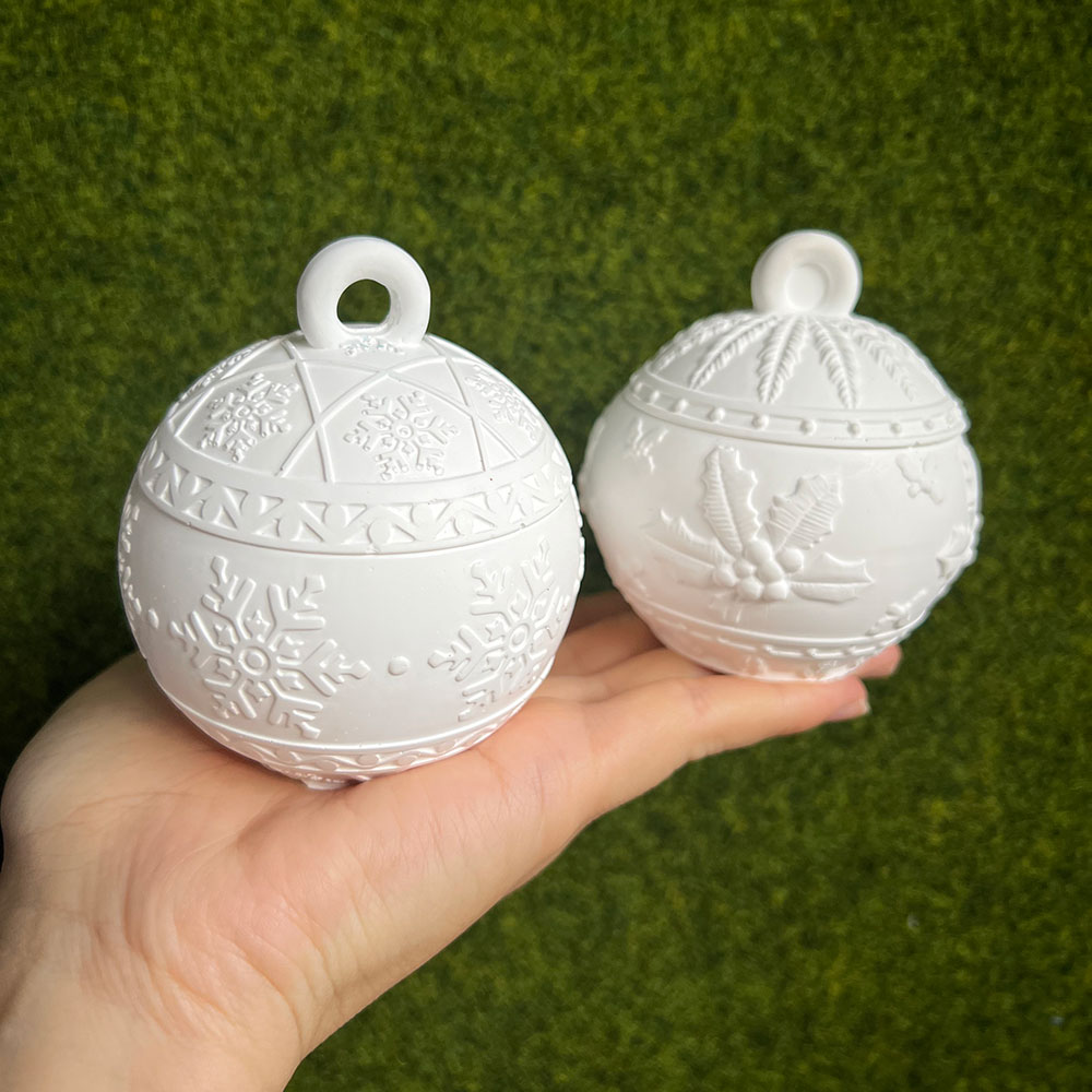 Idli Steamer Mold - Natal bola redonda vela jar molde