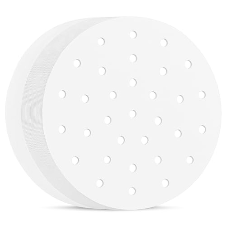 Steamer Bamboo Set - Papel Manteiga para Fritadeira de Ar,
