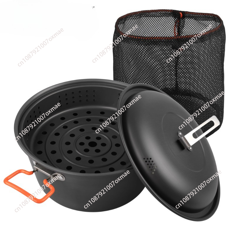 Steamer Bamboo Set - Conjunto de panelas para camping ao