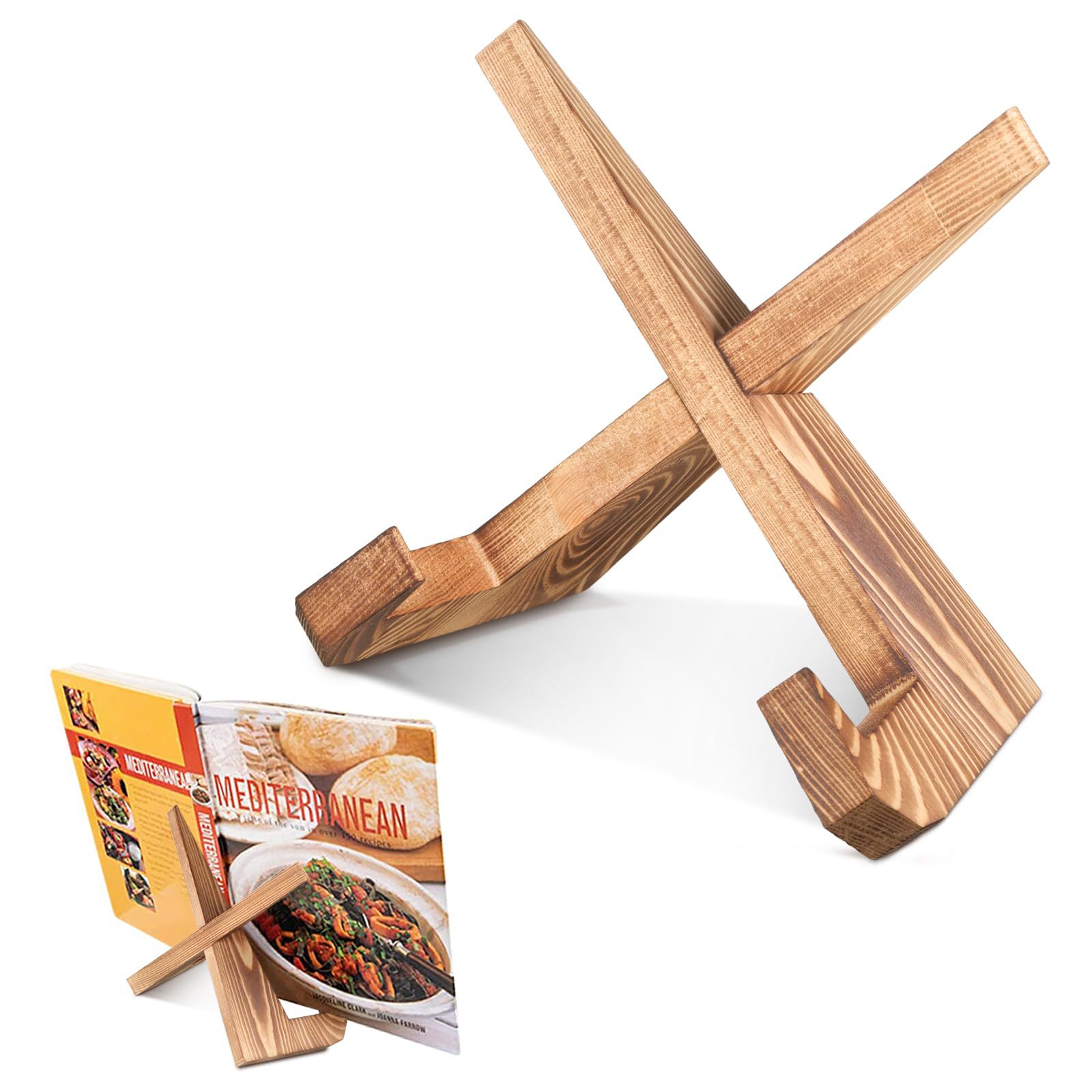Home Cooking Menu - Suporte de madeira para livro de