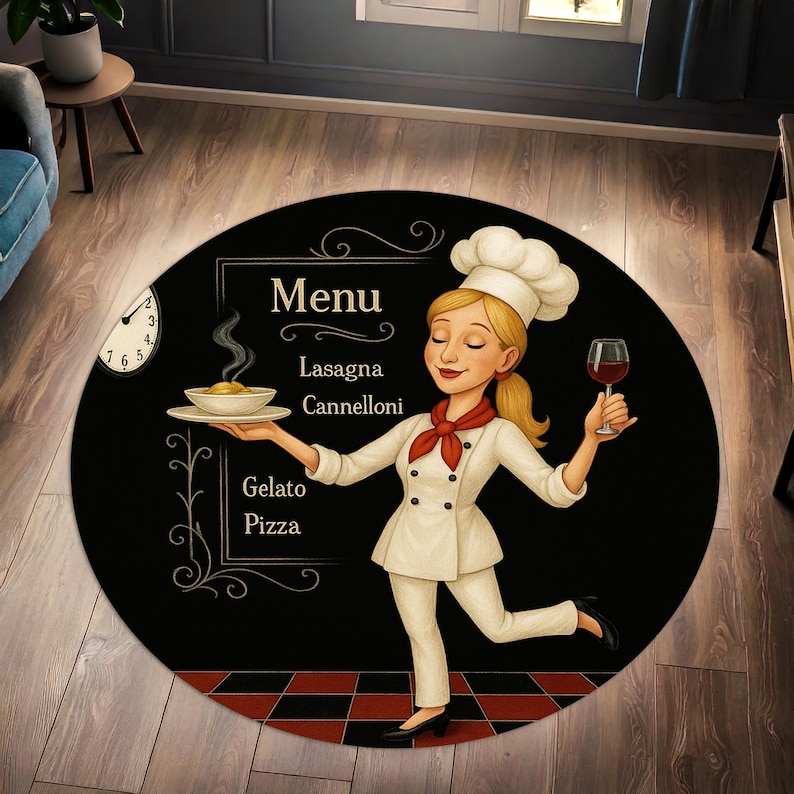 Tapete de cozinha redondo loir - Home Cooking Menu avaliação e preço