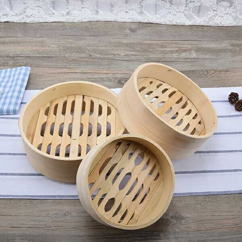 Cesta de vapor de bambu, rack  - Steamer Bamboo Set avaliação e preço