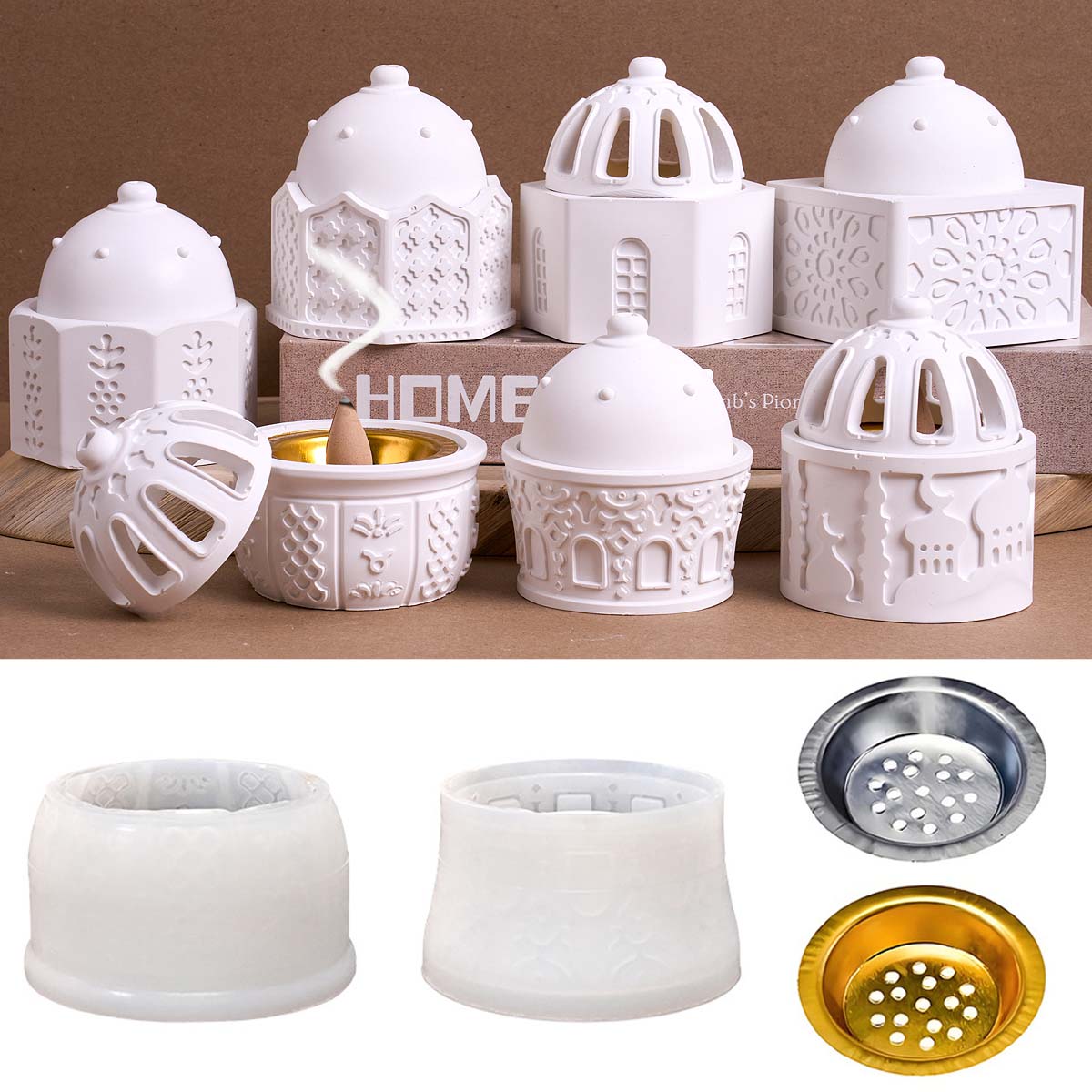 Molde de silicone redondo para - Idli Steamer Mold avaliação e preço