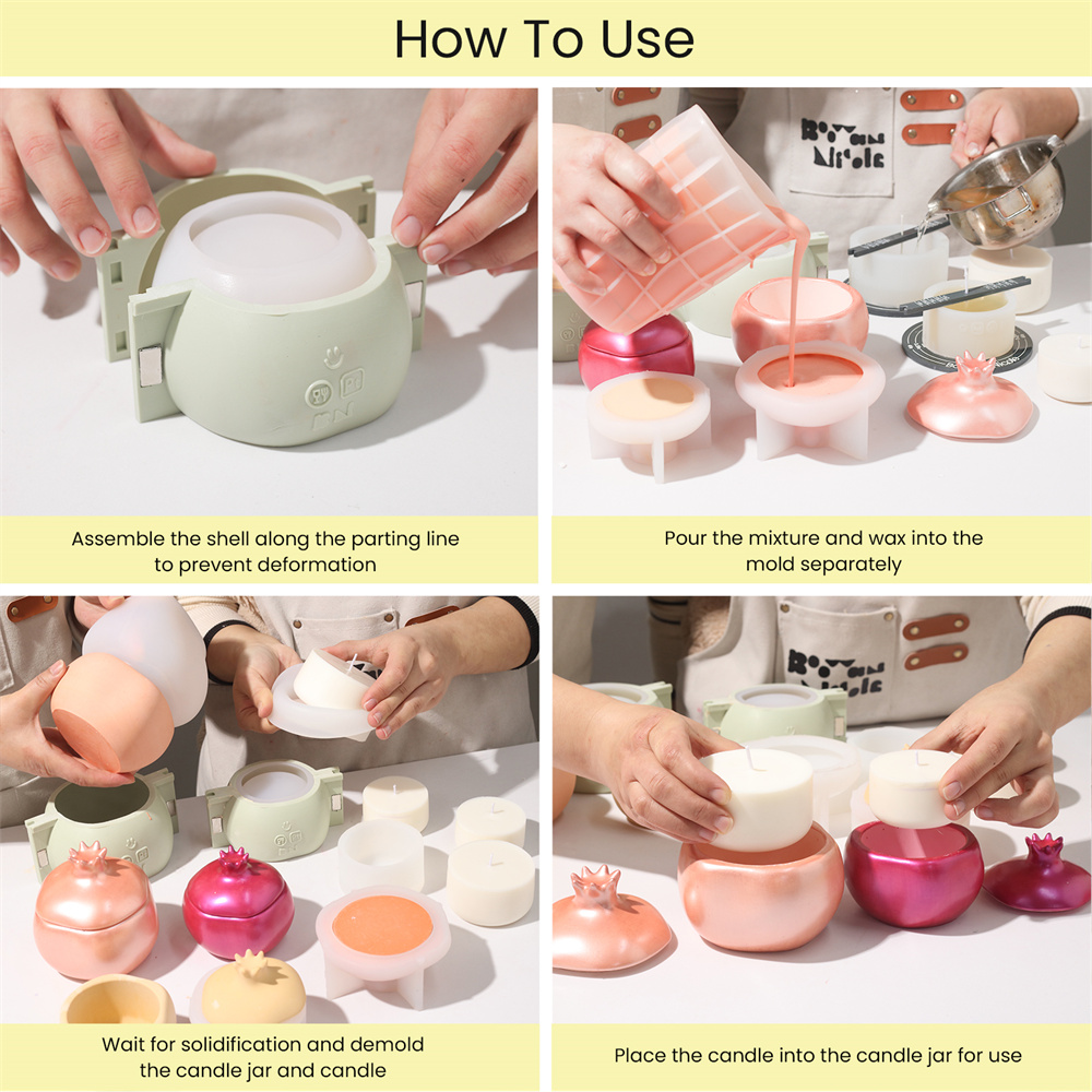 Nicole romã concreto vela jar  - Idli Steamer Mold avaliação e preço