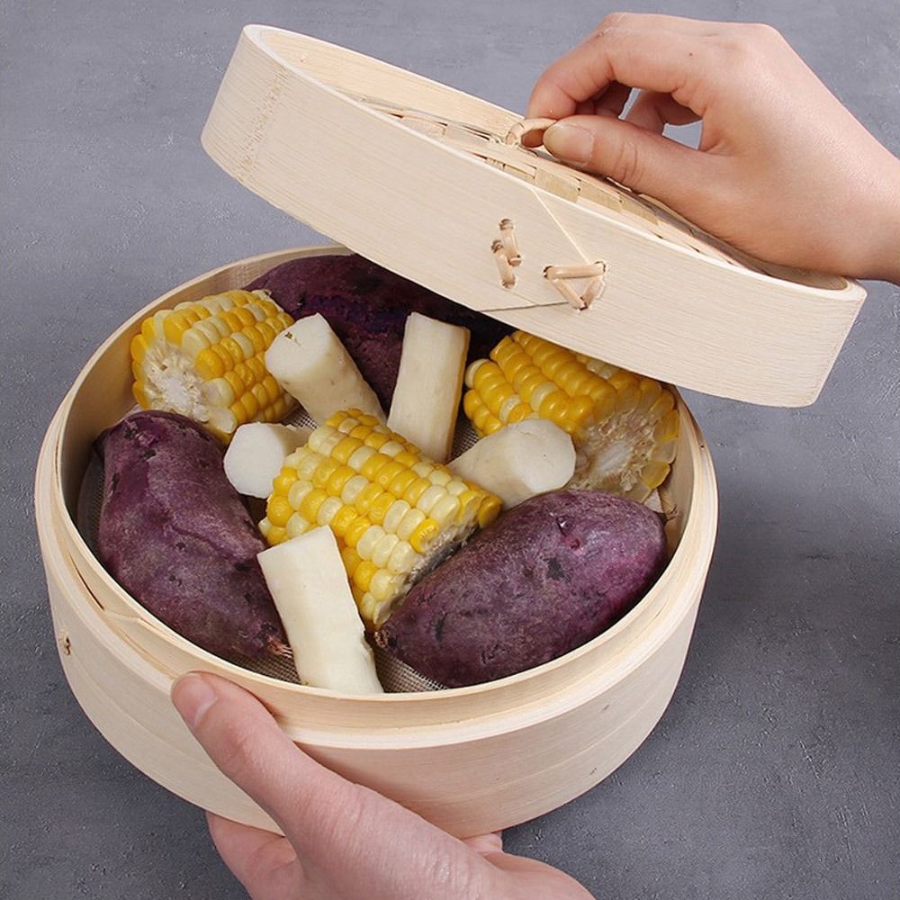 Vaporera Chinesa de Bambu com  - Steamer Bamboo Set avaliação e preço