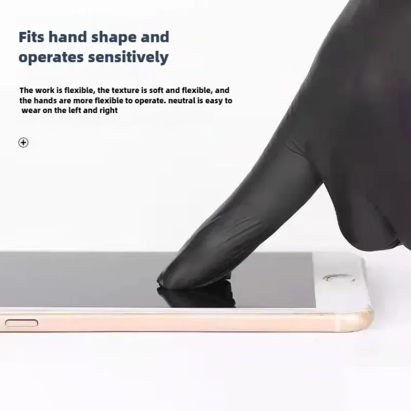 Luvas descartáveis pretas para - Home Cooking Work avaliação e preço