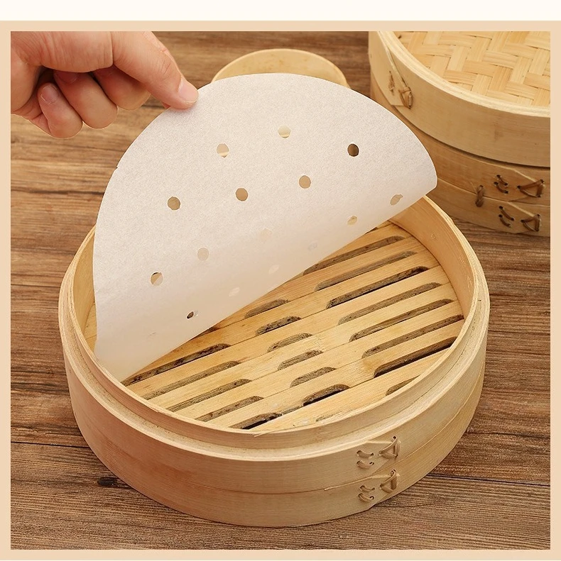 100 pces produto comestível de - Steamer Bamboo Set avaliação e preço